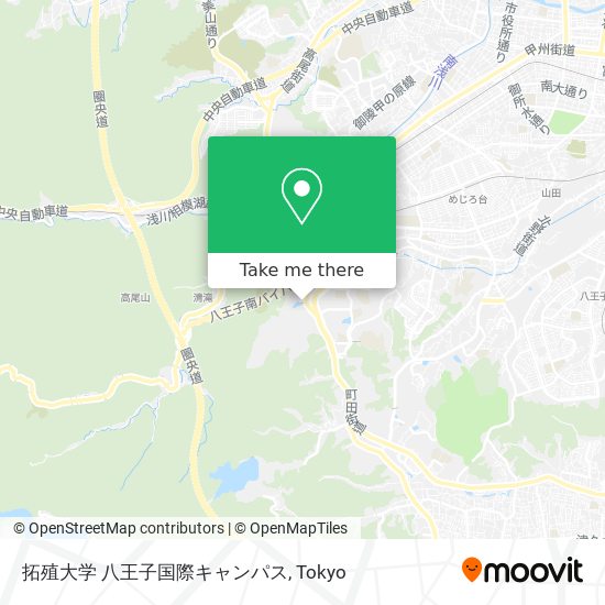 拓殖大学 八王子国際キャンパス map