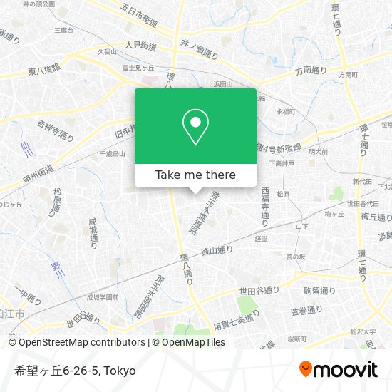 希望ヶ丘6-26-5 map
