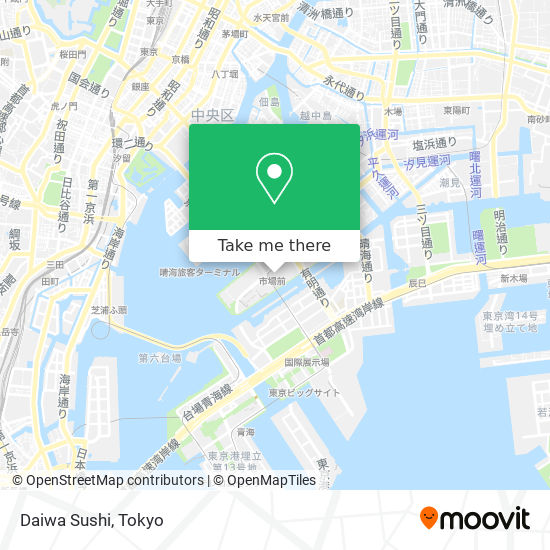 Daiwa Sushi map
