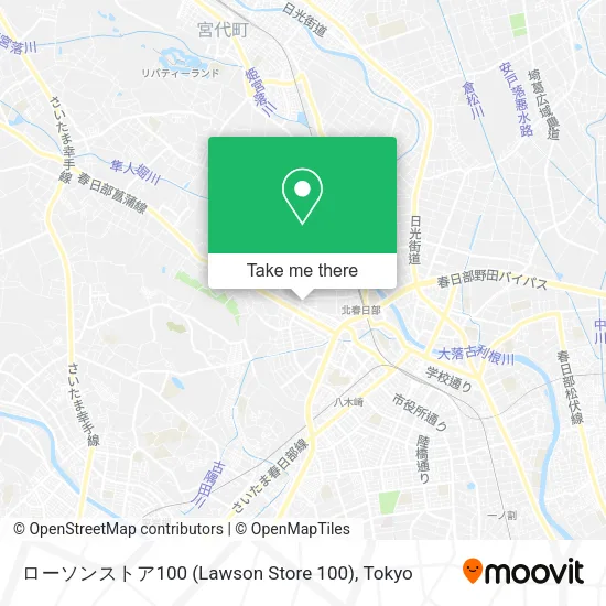 ローソンストア100 (Lawson Store 100) map