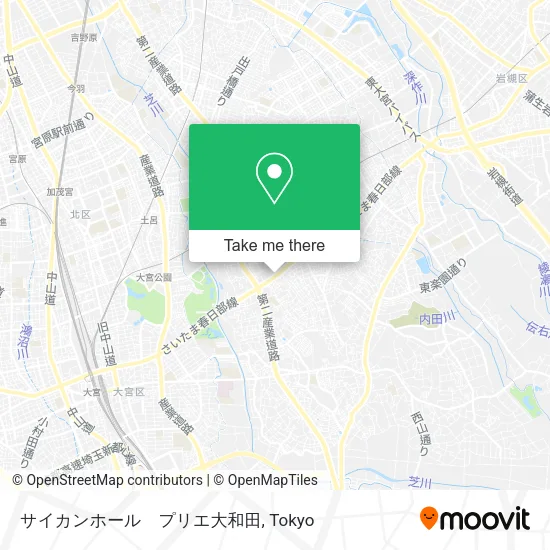 サイカンホール　プリエ大和田 map