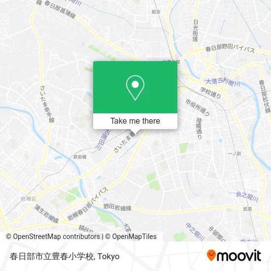春日部市立豊春小学校 map