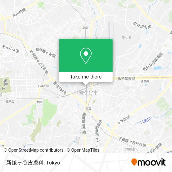 新鎌ヶ谷皮膚科 map