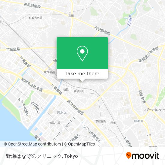 野瀬はなぞのクリニック map