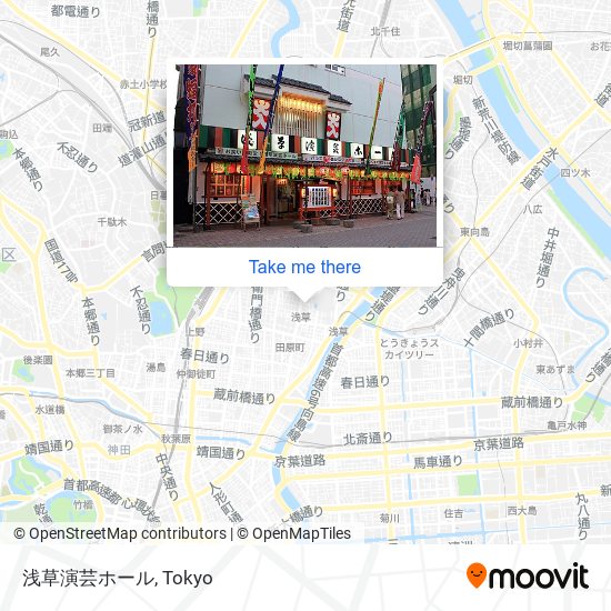 浅草演芸ホール map