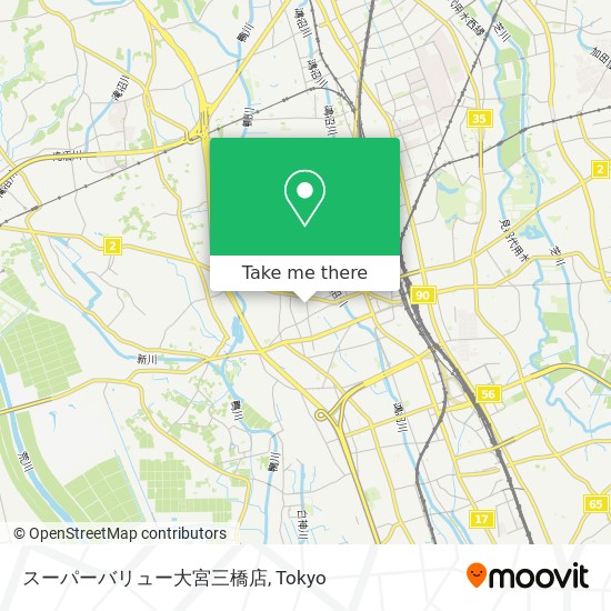 スーパーバリュー大宮三橋店 map