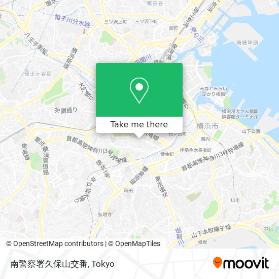 南警察署久保山交番 map