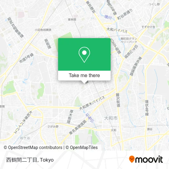 西鶴間二丁目 map