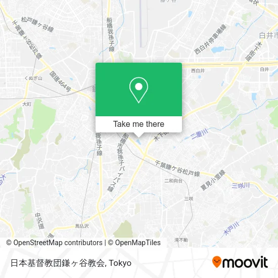 日本基督教団鎌ヶ谷教会 map