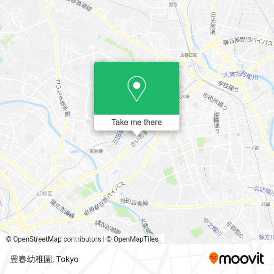豊春幼稚園 map