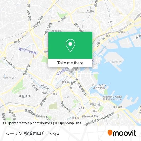 Moulin Yokohama West Exit Store map
