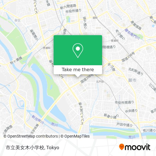 市立美女木小学校 map