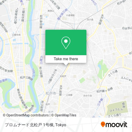 プロムナード北松戸 1号棟 map