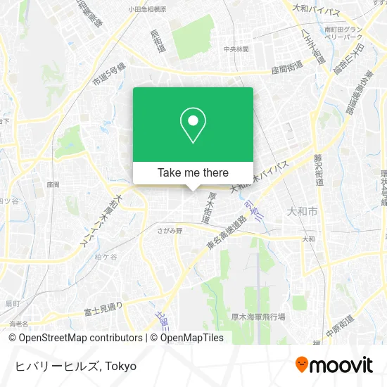 ヒバリーヒルズ map