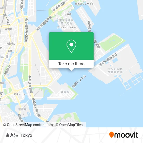 東京港 map