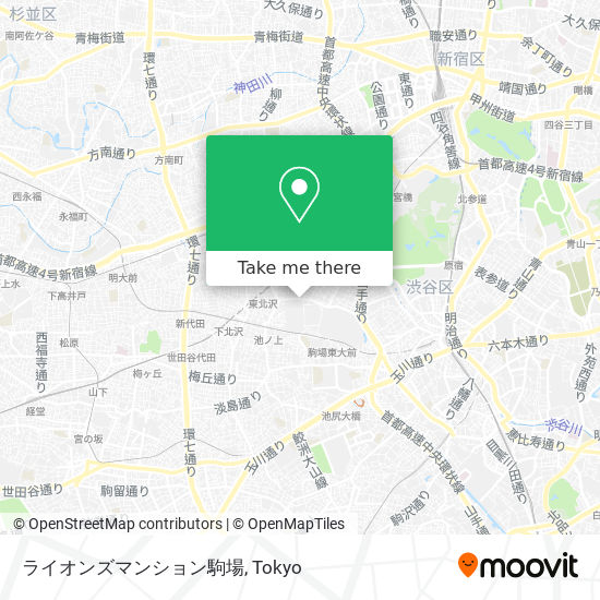 ライオンズマンション駒場 map