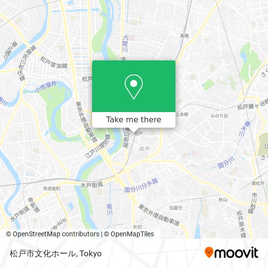 松戸市文化ホール map