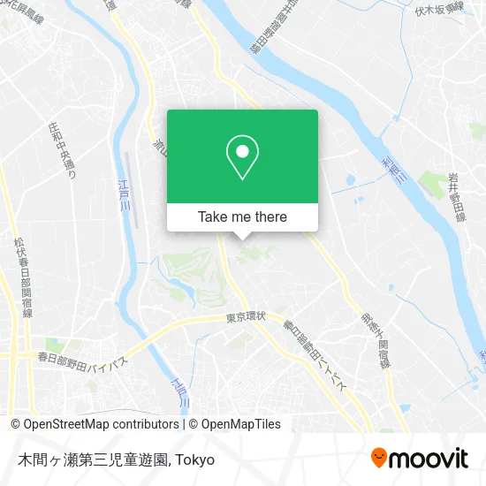 木間ヶ瀬第三児童遊園 map