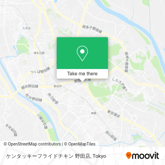 ケンタッキーフライドチキン 野田店 map
