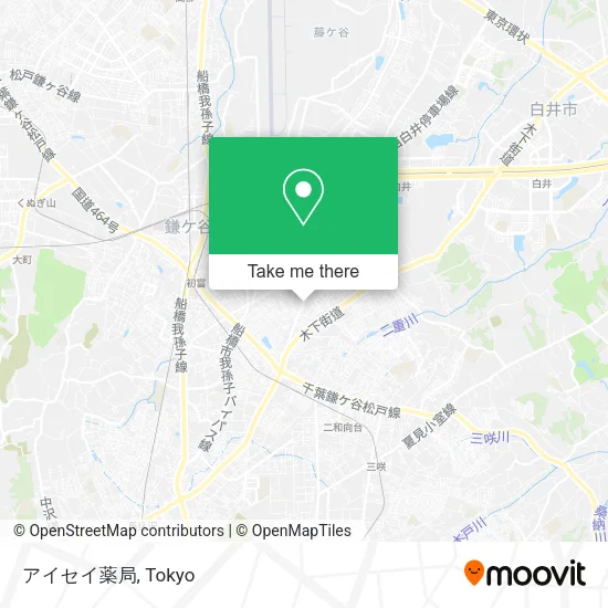 アイセイ薬局 map