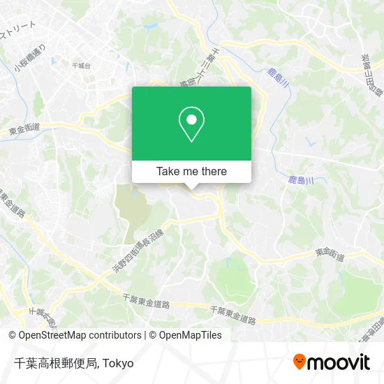 Chiba Takane Post Office map