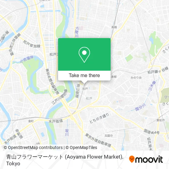 Aoyama Flower Market map