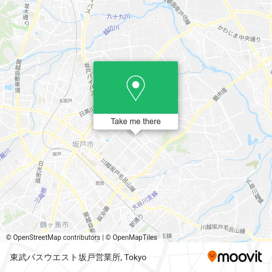 東武バスウエスト坂戸営業所 map