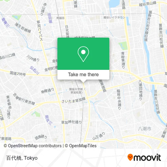百代橋 map