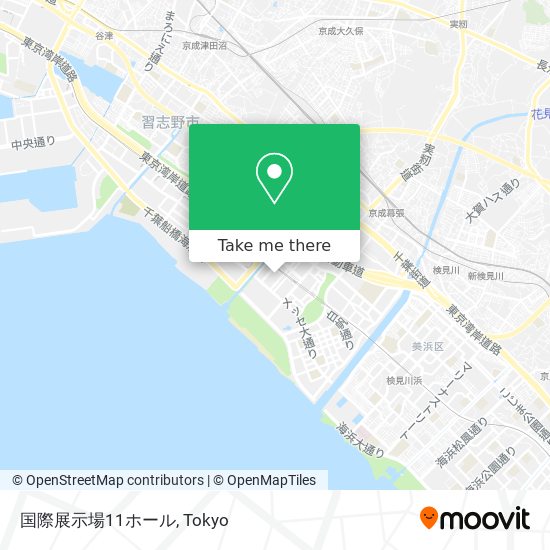 国際展示場11ホール map