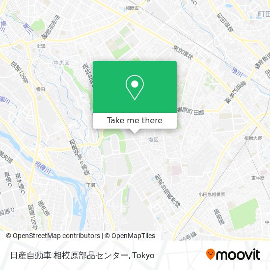 日産自動車 相模原部品センター map