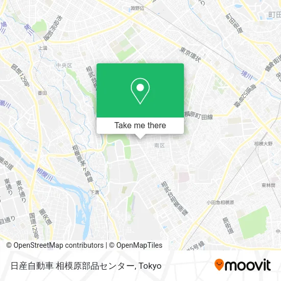 日産自動車 相模原部品センター map