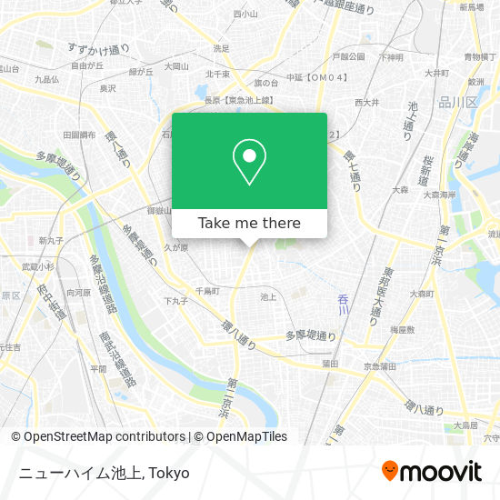 ニューハイム池上 map