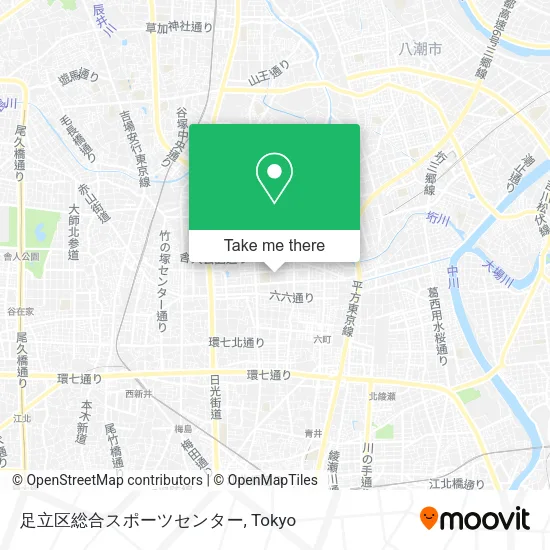 足立区総合スポーツセンター map
