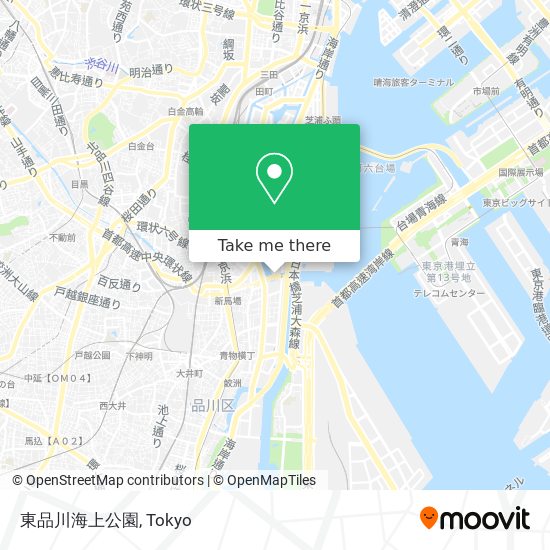 東品川海上公園 map