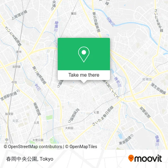 春岡中央公園 map