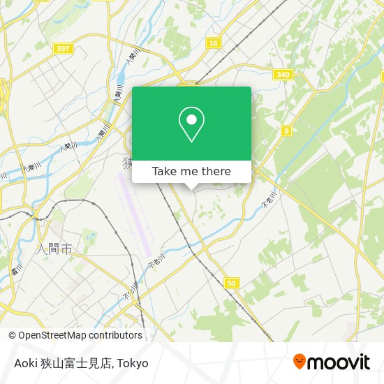 Aoki 狭山富士見店 map