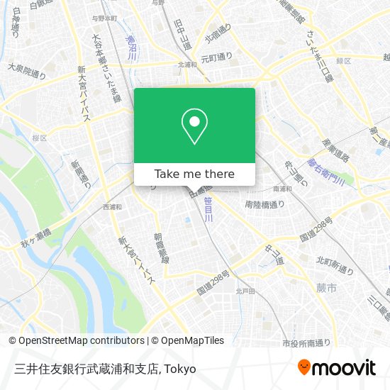三井住友銀行武蔵浦和支店 map
