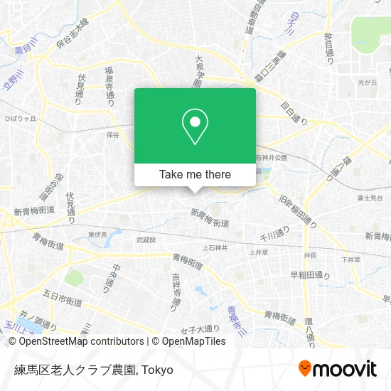 練馬区老人クラブ農園 map