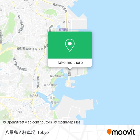 Hakkeijima A Parking map