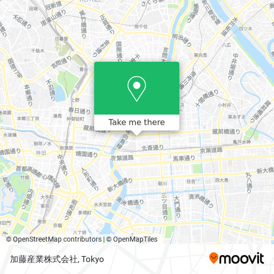 加藤産業株式会社 map