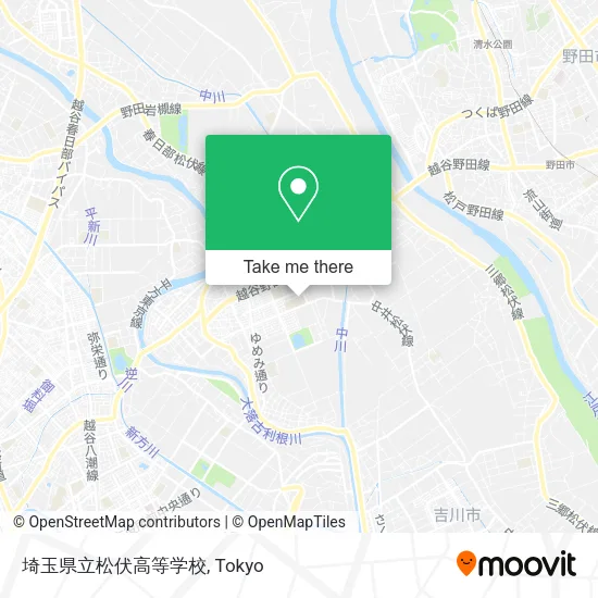 埼玉県立松伏高等学校 map