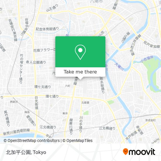 北加平公園 map