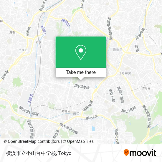 横浜市立小山台中学校 map