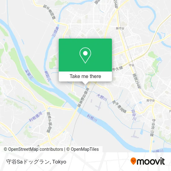 Moriya SA Dog Run map