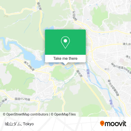 城山ダム map