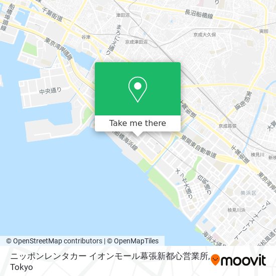 ニッポンレンタカー イオンモール幕張新都心営業所 map