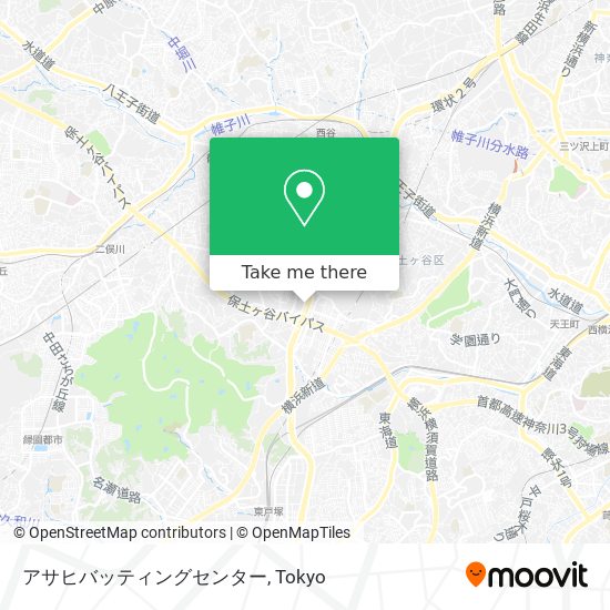 アサヒバッティングセンター map
