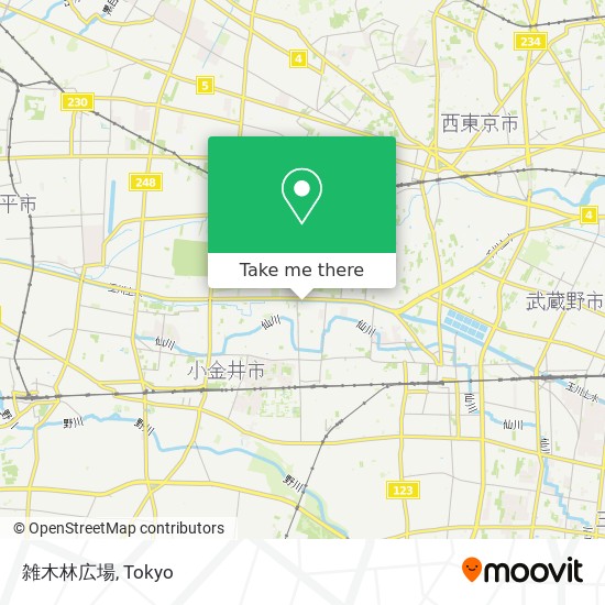 雑木林広場 map