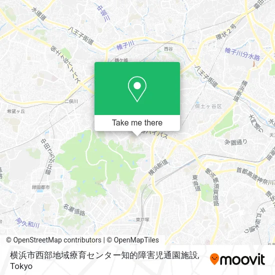 横浜市西部地域療育センター知的障害児通園施設 map