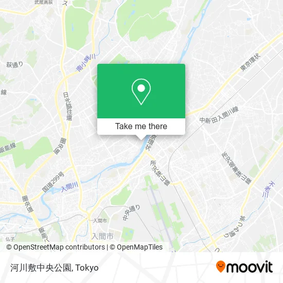 河川敷中央公園 map